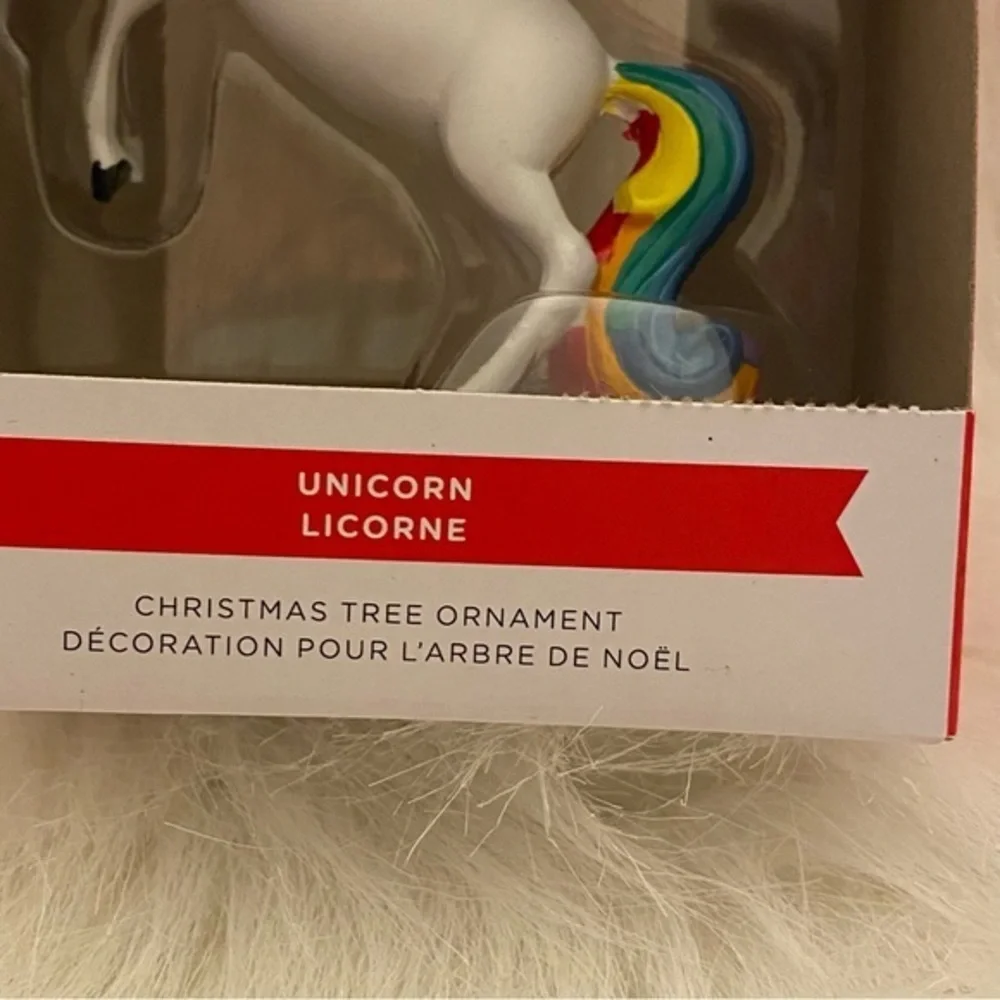 Hallmarks Unicorn Ornament Never‎ Opened New In Box Tree Christmas Holiday